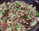晩餐館のミンチで焼きめし作り方3写真