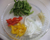 夏野菜☆ゴーヤと豚肉と厚揚げの甜麺醤炒め作り方1写真