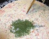 サーモンクリームのほうれん草フェトチーネ作り方5写真