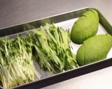 スモークサーモンとアボカドの生春巻き。作り方2写真