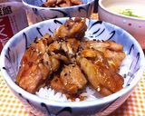 晩餐館のタレで簡単美味しい鶏照り焼き丼。作り方4写真