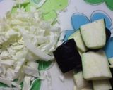 ＊簡単な野菜グラタン～夏野菜も加えて～＊作り方1写真