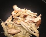 キノコと乾燥ホタテのパスタ作り方3写真