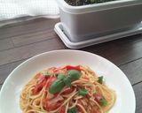 完熟トマトのパスタ作り方7写真