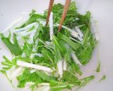 オリーブ　de　水菜　～塩麹あえ作り方5写真