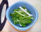 オリーブ　de　水菜　～塩麹あえ作り方6写真