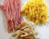 きゅうりと卵のしっとりゴママヨ和え✿作り方2写真