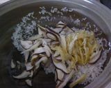 土鍋で作ろう！椎茸と油揚げの炊込みご飯作り方1写真
