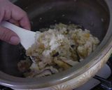 土鍋で作ろう！椎茸と油揚げの炊込みご飯作り方3写真