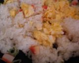 ピリ辛・玉子、レタスの焼き飯作り方8写真