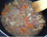 大根と挽肉の丼ぶり☆作り方5写真