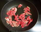 ごま油が香ばしい！ナスと牛肉の和風炒め作り方2写真