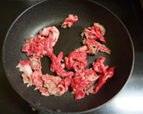 ごま油が香ばしい！ナスと牛肉の和風炒め作り方2写真