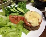 ご馳走♪トマト＆チーズのせハンバーグ作り方5写真