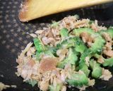 塩麹で下味★ゴーヤとツナの梅生姜炒め作り方5写真