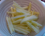 ハムとジャガイモとパプリカの炒めもの作り方1写真