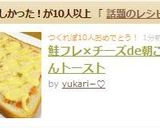 鮭フレ×チーズde朝ごはんトースト作り方4写真
