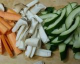 きゅうりのオイスター炒め作り方1写真