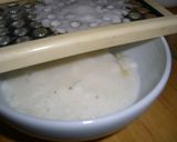 山芋で作る、カルボナーラ風冷製パスタ作り方1写真
