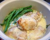 鶏モモとインゲンのマスタード煮作り方8写真