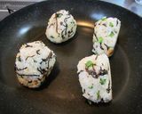 残りご飯で♪塩昆布焼きおにぎり作り方4写真