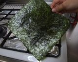 ひと手間で♪韓国風手巻き寿司の海苔作り方3写真
