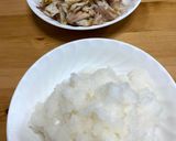 鯵の開きのおろしバジル和え作り方4写真
