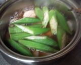 オクラとホタテのだし醤油煮作り方4写真