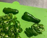 ピーマンと肉団子（ミートボール）の作り方1写真