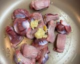 貧血予防にも！砂肝のスタミナ炒め作り方3写真