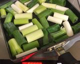 夏バテ防止⭕️ねぎ豚肉ガーリック照り焼き作り方2写真