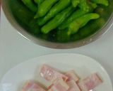 ししとう・茄子・ベーコン・油揚げの煮物作り方2写真