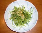 豆苗の炒め物作り方5写真