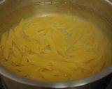 青しそとほたてのペンネ作り方1写真