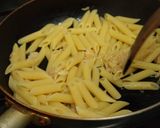 青しそとほたてのペンネ作り方5写真