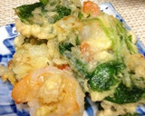 エビと三つ葉のかき揚げ⭐作り方5写真