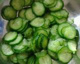 キュウリ・ワカメ・カニカマの生姜酢の物作り方4写真