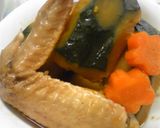 和食のおかず☆かぼちゃと手羽先の煮物作り方5写真