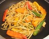 オクラとカラーピーマンのカレー炒め作り方4写真