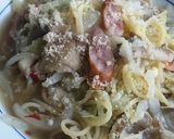 １人ランチ☆　レンジｄｅスープパスタ作り方8写真