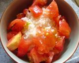 トマトとしらすと塩昆布の梅わさび丼作り方2写真