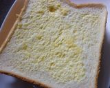 粗く潰したじゃが芋のお好み焼き風トースト作り方3写真