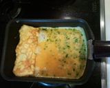 お弁当にピッタリ☆チーズピーマン卵焼き作り方3写真