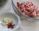 モロヘイヤと豚肉の塩麹炒め作り方2写真