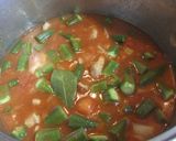 夏野菜☆オクラと鶏肉のガンボスープ作り方7写真