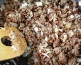 ☆甘辛ミンチとアボカドのワサビマヨ丼☆作り方6写真