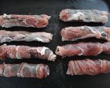くるくる巻きとんかつ☆チーズ・梅・のり作り方3写真