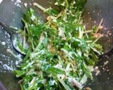 水菜☆シャキシャキサラダ作り方4写真
