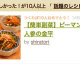 【簡単副菜】ピーマンと人参の金平作り方6写真