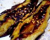 フライパンで蒸し焼きナス！ゴマ風味♡作り方8写真